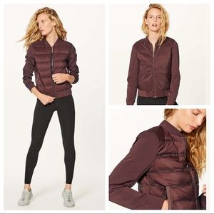 Lululemon Down and Around Bomber Jacket